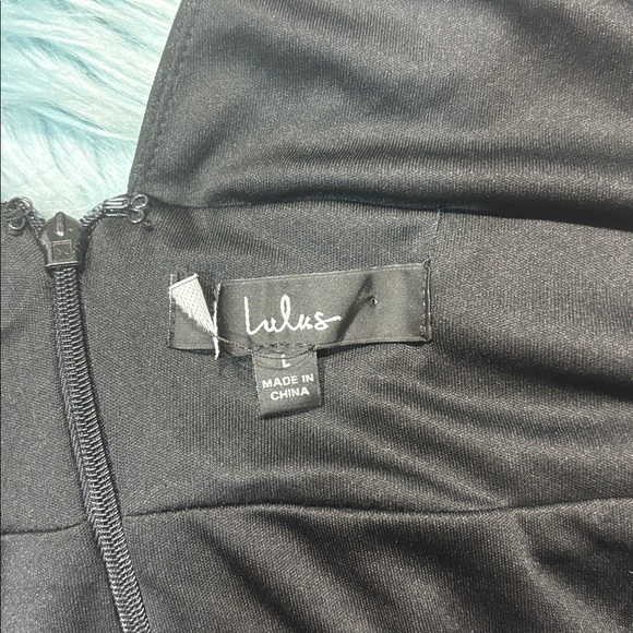 NWOT Lulus Heavenly Hues Black Maxi Dress - Picture 3 of 8